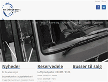 Tablet Screenshot of buscentervest.dk
